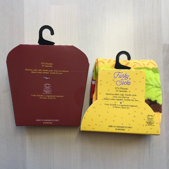 Funky Socks Burger and French Fries Socks Bundle - Picture 2 of 6